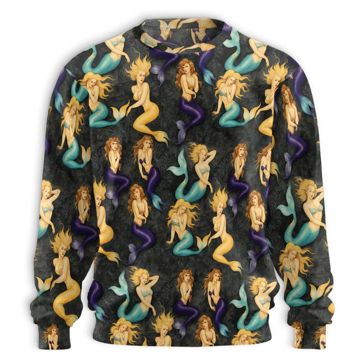 Vintage Mermaid Sweatshirt – Vintage 3D All Over Print Design