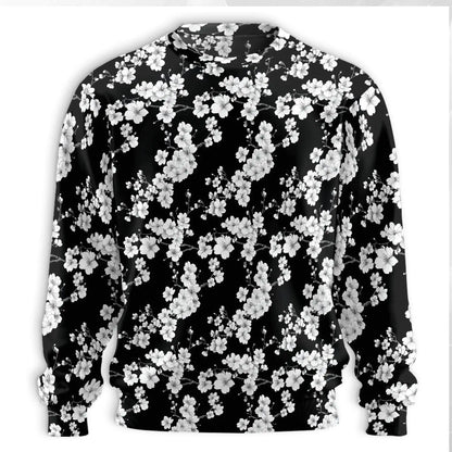 Japanese Floral Sweatshirt – Colorful Graphic 3D All Over Print Design