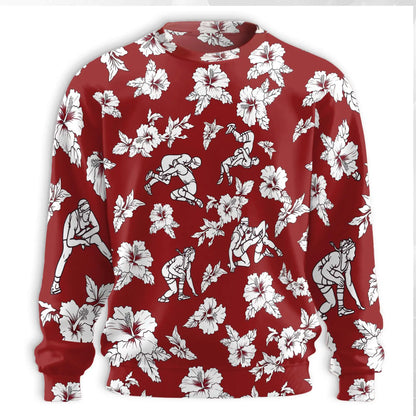 Wrestling Sweatshirt – Colorful Graphic 3D All Over Print Design