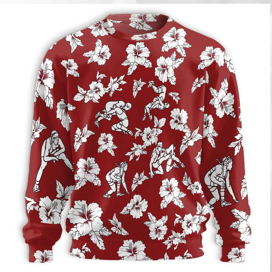 Wrestling Sweatshirt – Colorful Graphic 3D All Over Print Design