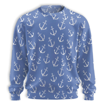 Sea Anchor Sweatshirt – Colorful Graphic 3D All Over Print Design