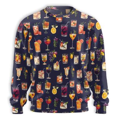 Summer Cocktails Sweatshirt – Tropical 3D All Over Print Design