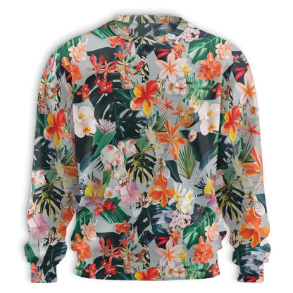 Flower Ephemera Sweatshirt – Vintage 3D All Over Print Design