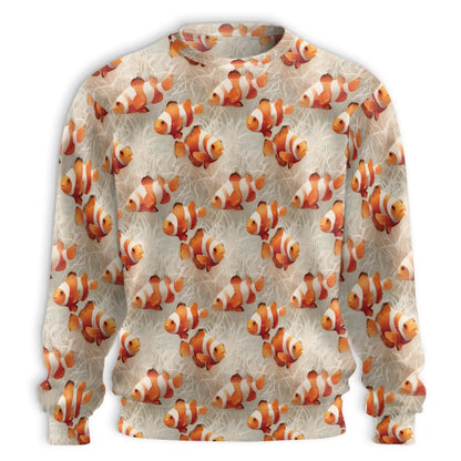 Clownfish Pattern Sweatshirt – Tropical 3D All Over Print Design