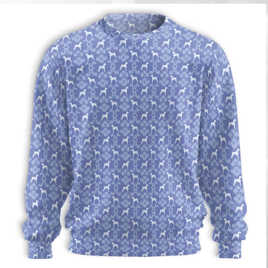 Dog Silhouette Pattern Sweatshirt – Colorful Graphic 3D All Over Print Design