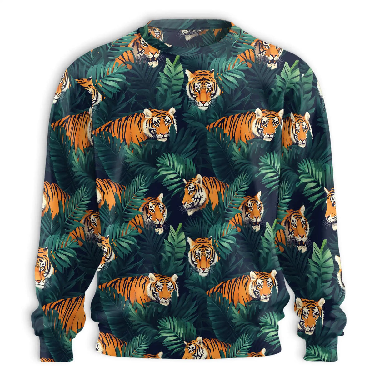 Amazing Tiger Sweatshirt – Colorful Graphic 3D All Over Print Design