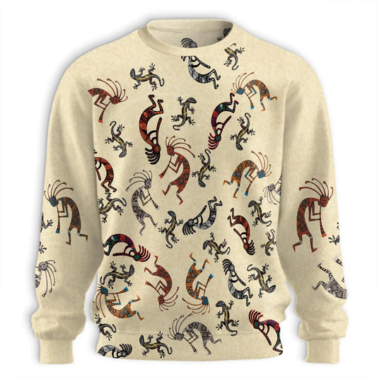 Vintage Kokopelli Sweatshirt – Vintage 3D All Over Print Design