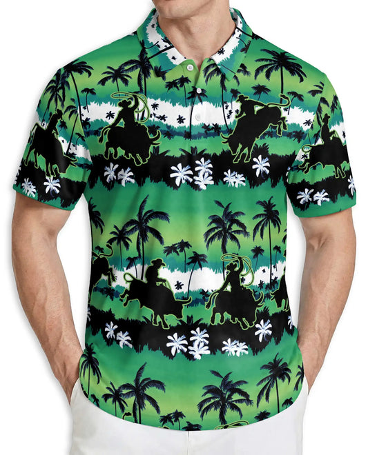 Cowboy Rodeo Polo Shirt
