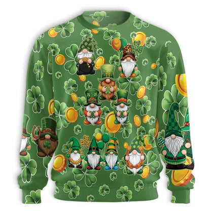 Leprechaun Shamrock Green Sweatshirt – Colorful Graphic 3D All Over Print Design