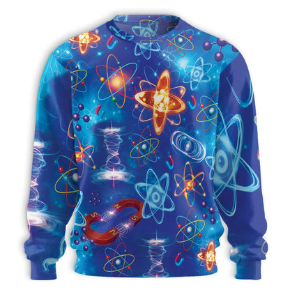 Physics Amazing Awesome Sweatshirt – Colorful Graphic 3D All Over Print Design
