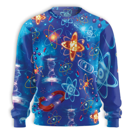Physics Amazing Awesome Sweatshirt – Colorful Graphic 3D All Over Print Design