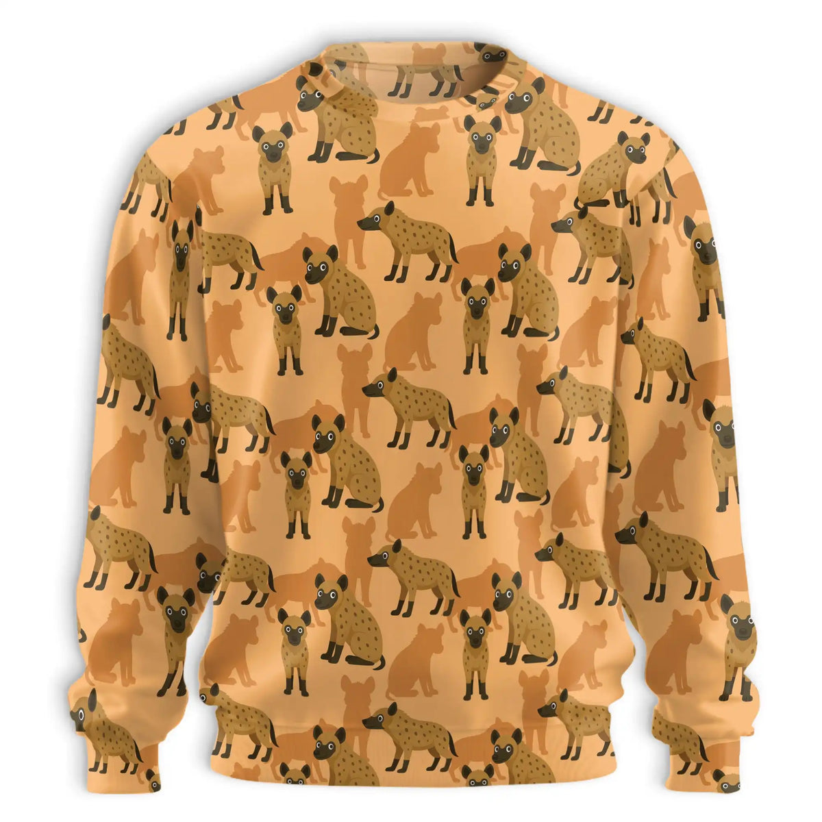 Hyena Pattern Sweatshirt – Colorful Graphic 3D All Over Print Design