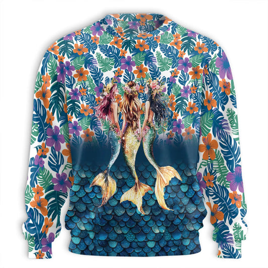 Mermaids Sweatshirt – Colorful Graphic 3D All Over Print Design