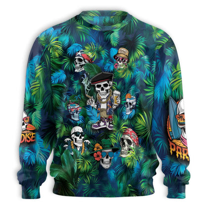 Skull Lifestyle Sweatshirt – Colorful Graphic 3D All Over Print Design