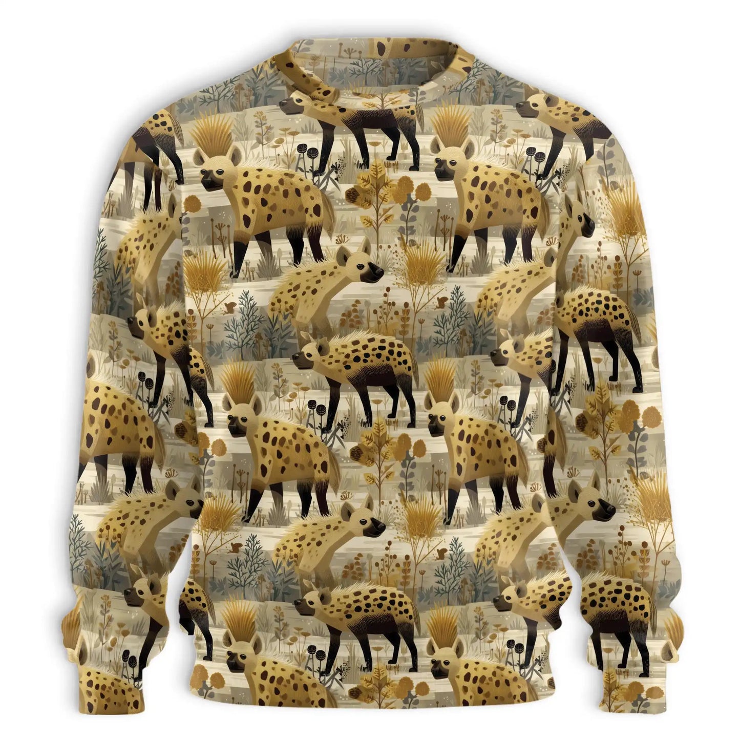 Spotted Hyenas Sweatshirt – Colorful Graphic 3D All Over Print Design