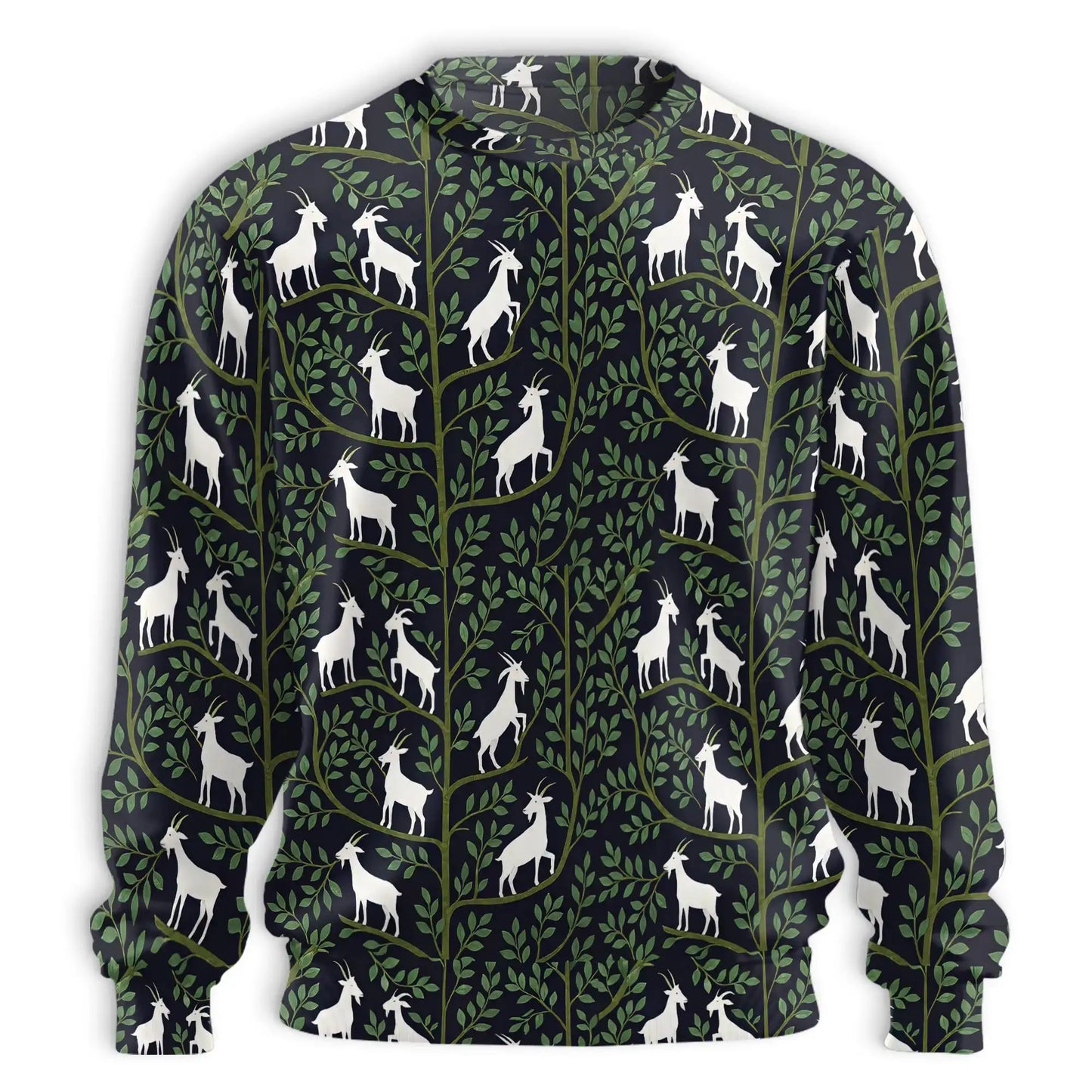 Goat Pattern Sweatshirt – Vintage 3D All Over Print Design