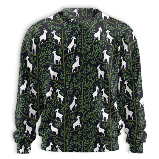 Goat Pattern Sweatshirt – Vintage 3D All Over Print Design