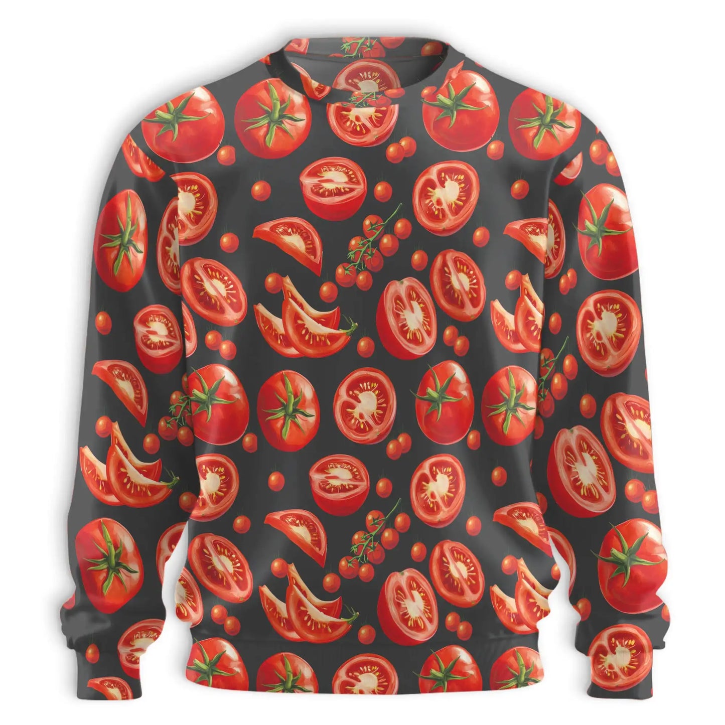 Tomato Print Sweatshirt – Colorful Graphic 3D All Over Print Design