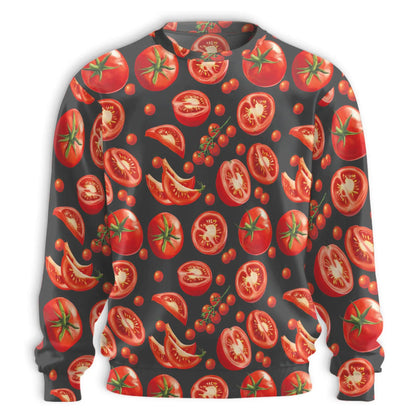 Tomato Print Sweatshirt – Colorful Graphic 3D All Over Print Design