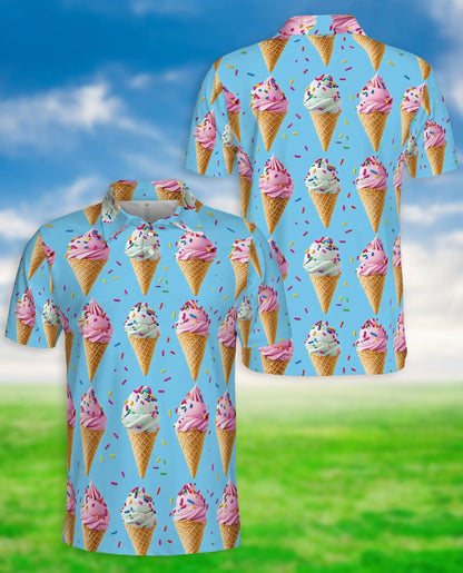 Ice Cream Polo Shirt | Azhawaiian
