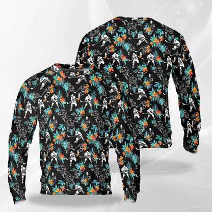 Hockey Player Sweatshirt – Tropical 3D All Over Print Design