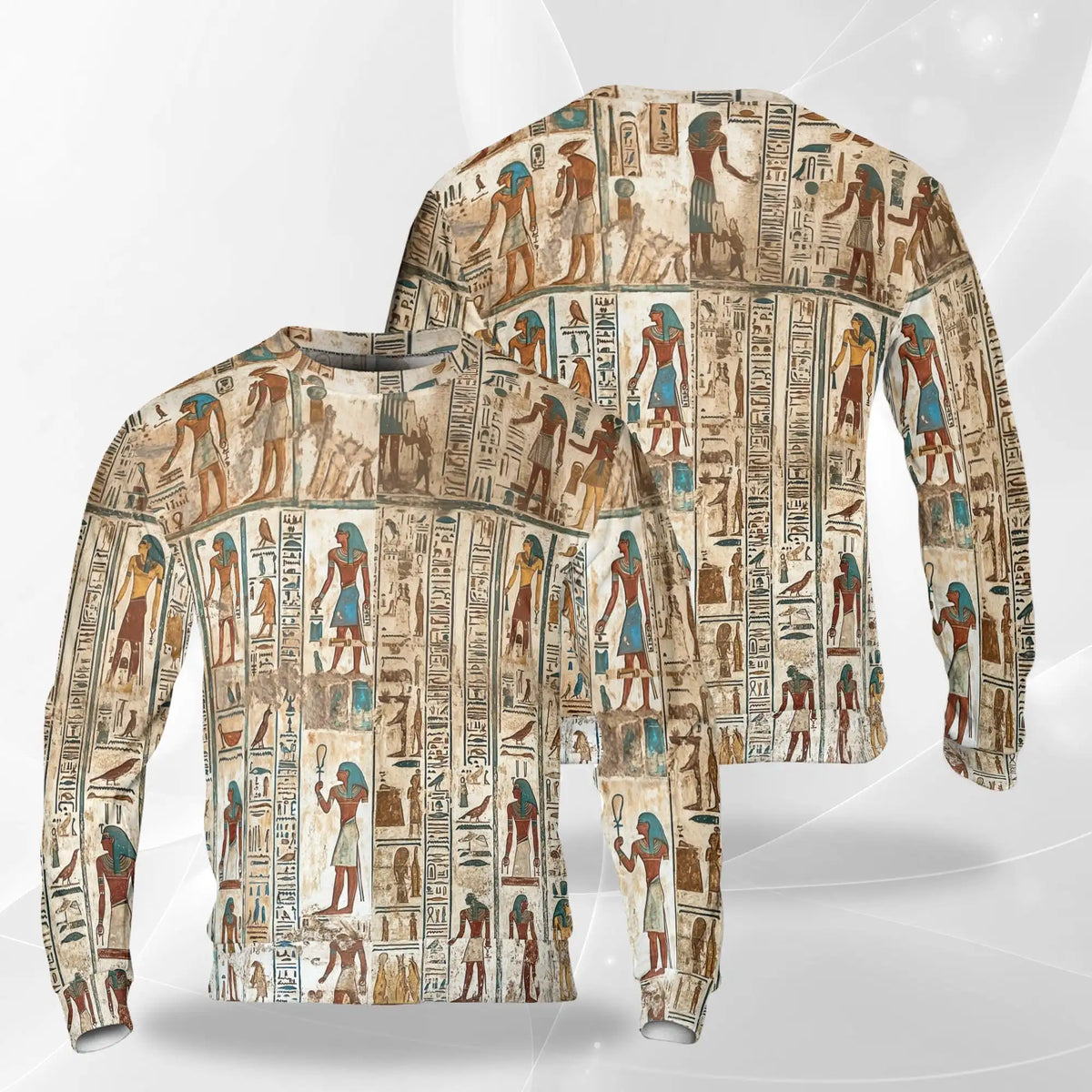 Ancient Egyptian Sweatshirt – Colorful Graphic 3D All Over Print Design