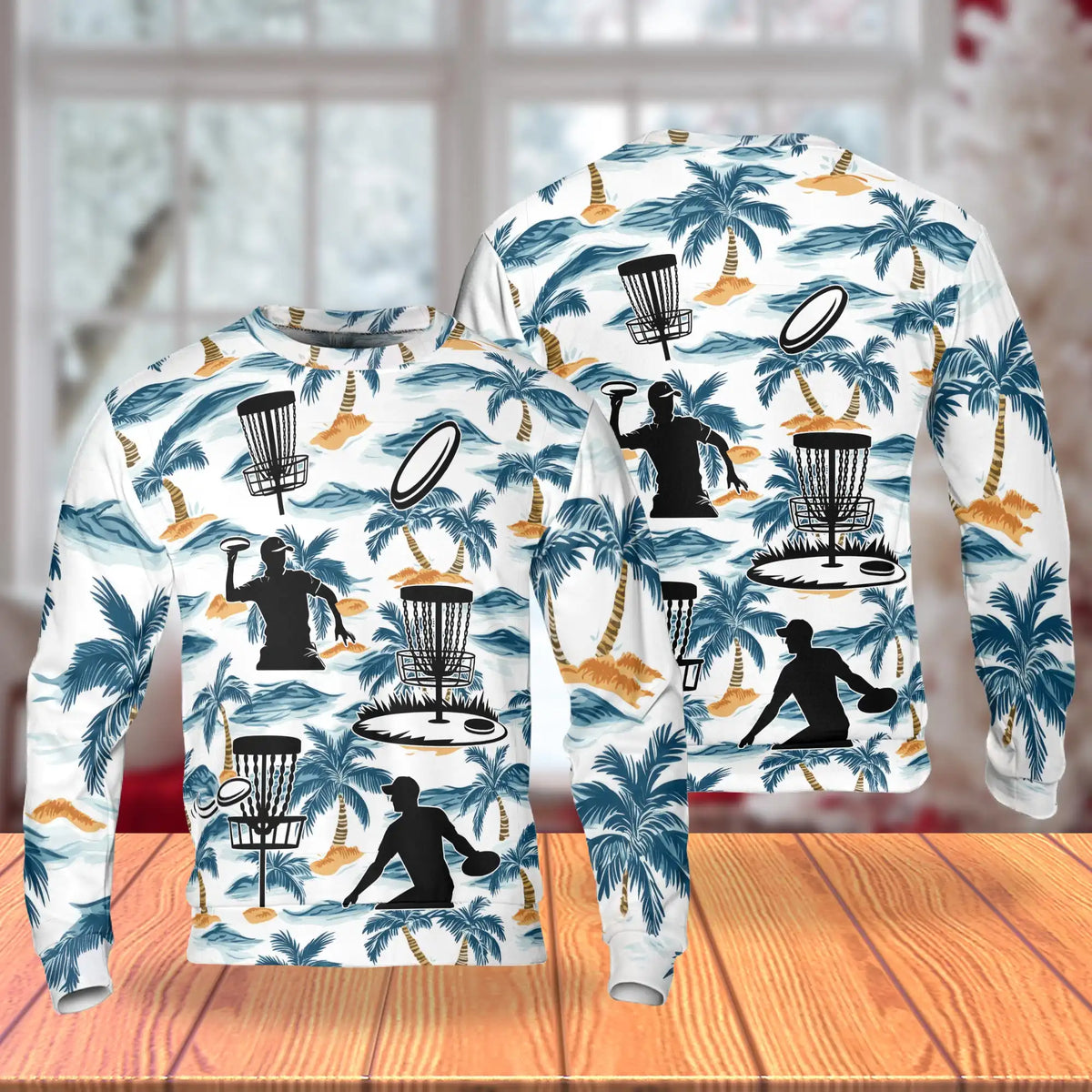 Tropical Disc Golf Sweatshirt – Tropical 3D All Over Print Design