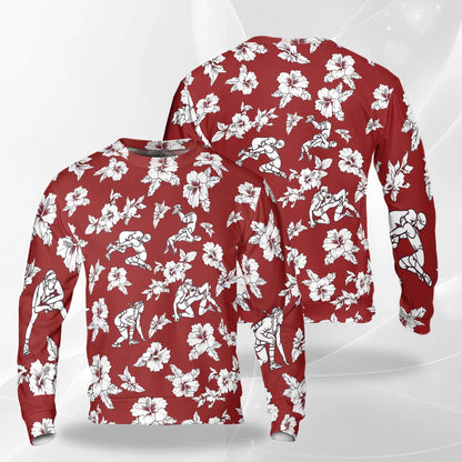 Wrestling Sweatshirt – Colorful Graphic 3D All Over Print Design