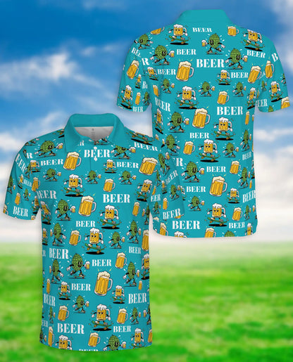 Beer Skate Polo Shirt, Funny Craft Beer Style | Azhawaiian