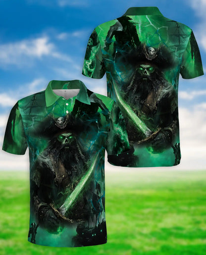 Ghost Pirate Polo Shirt | Azhawaiian