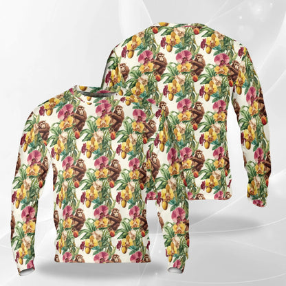 Tropical Monkey Sweatshirt – Jungle 3D All Over Print Design