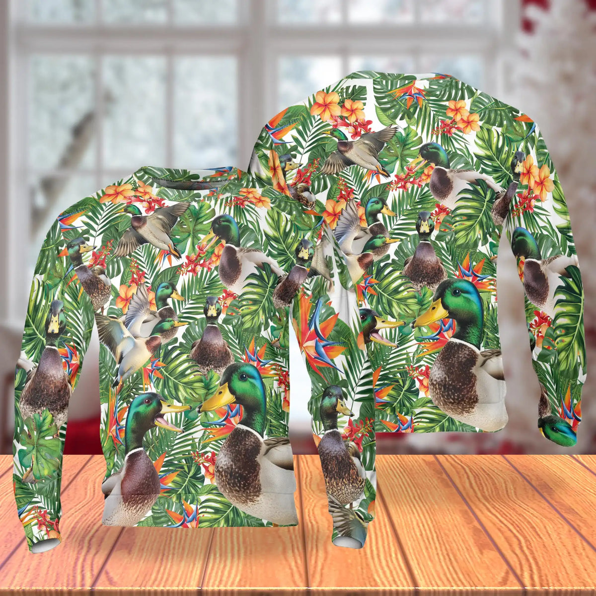 Tropical Geese Sweatshirt – Tropical 3D All Over Print Design