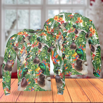 Tropical Geese Sweatshirt – Tropical 3D All Over Print Design