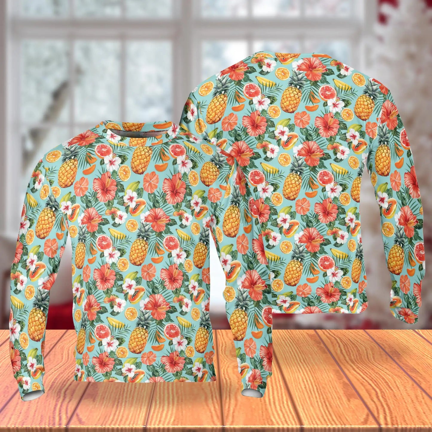 Tropical Fruits Pattern Sweatshirt – Tropical 3D All Over Print Design
