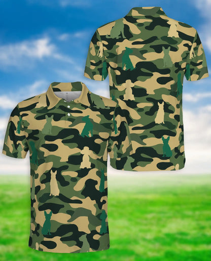 Dog Camo Polo Shirt | Azhawaiian