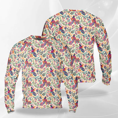 Tropical Bird Sweatshirt – Tropical 3D All Over Print Design
