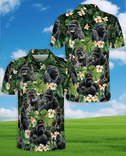 Colorful Jazz Saxophone Polo Shirt for Men, Music Notes Design | Azhawaiian