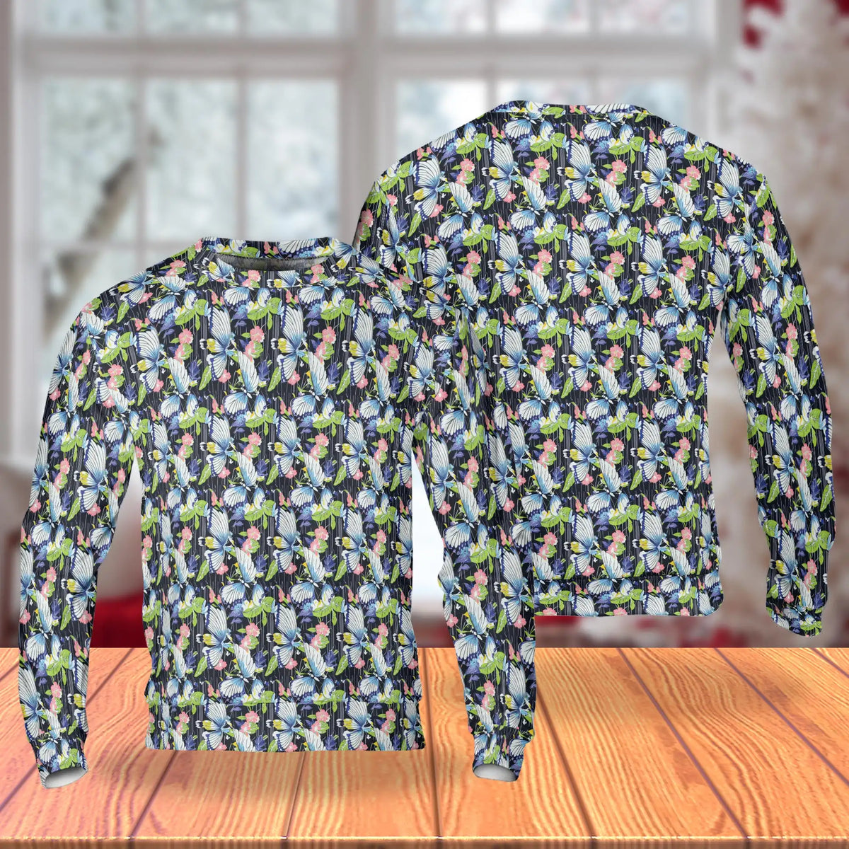 Amazing Butterfly Sweatshirt – Colorful Graphic 3D All Over Print Design
