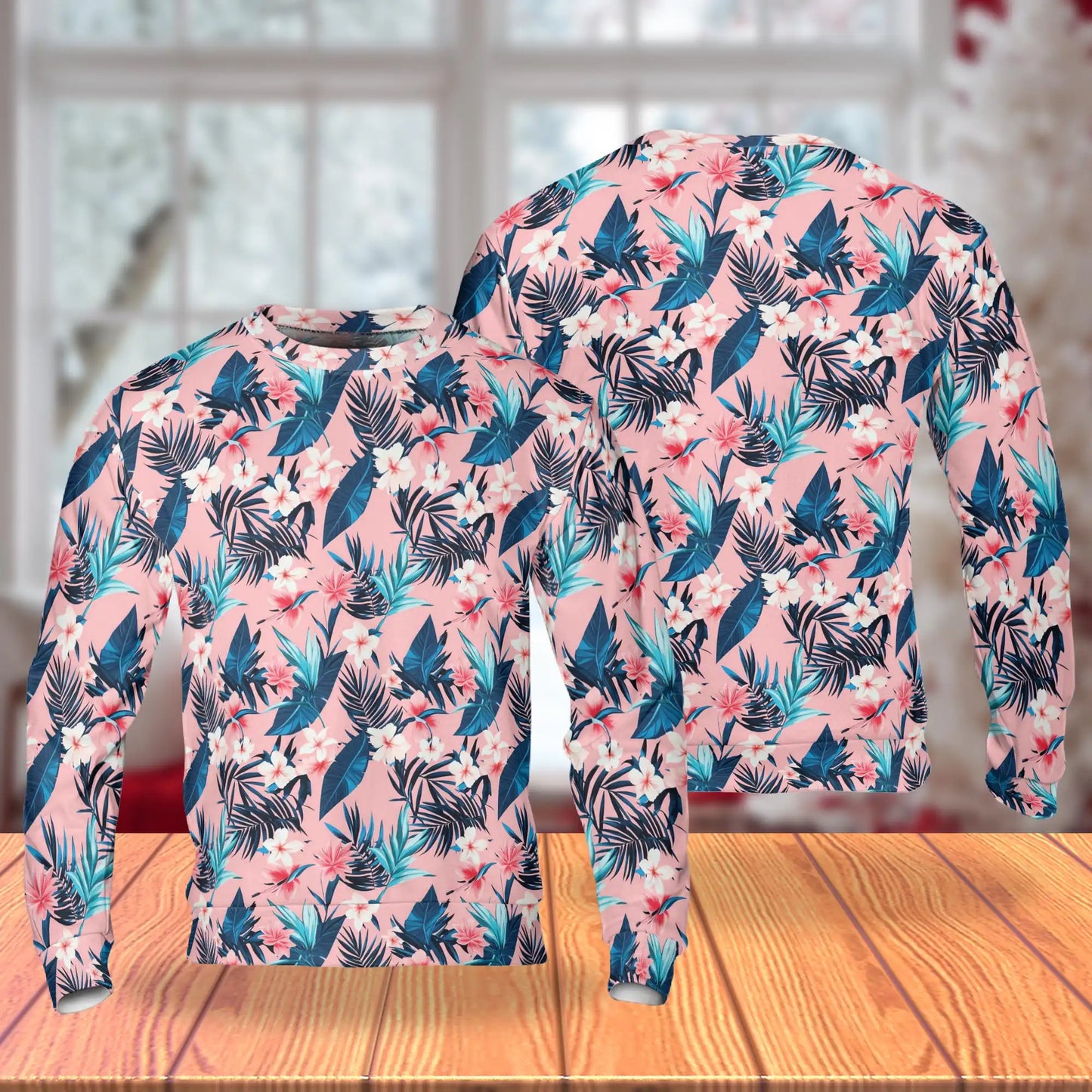 Tropical Floral Sweatshirt – Tropical 3D All Over Print Design