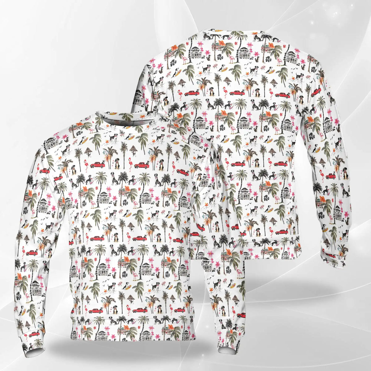 Rat Terrier Sweatshirt – Colorful Graphic 3D All Over Print Design