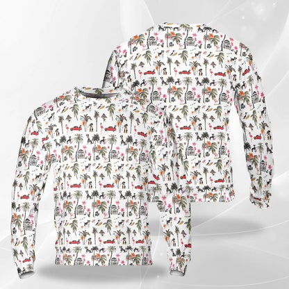 Rat Terrier Sweatshirt – Colorful Graphic 3D All Over Print Design