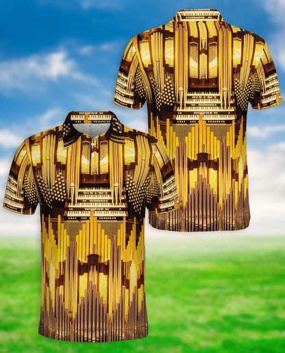 Pipe Organ Music Polo Shirt | Azhawaiian