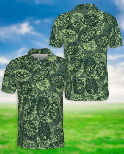 Hop Cone Beer Polo Shirt | Azhawaiian