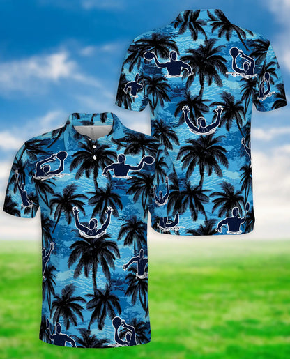 Pickleball Hawaiian Polo Shirt - Tropical Paddle Sport Style | Azhawaiian