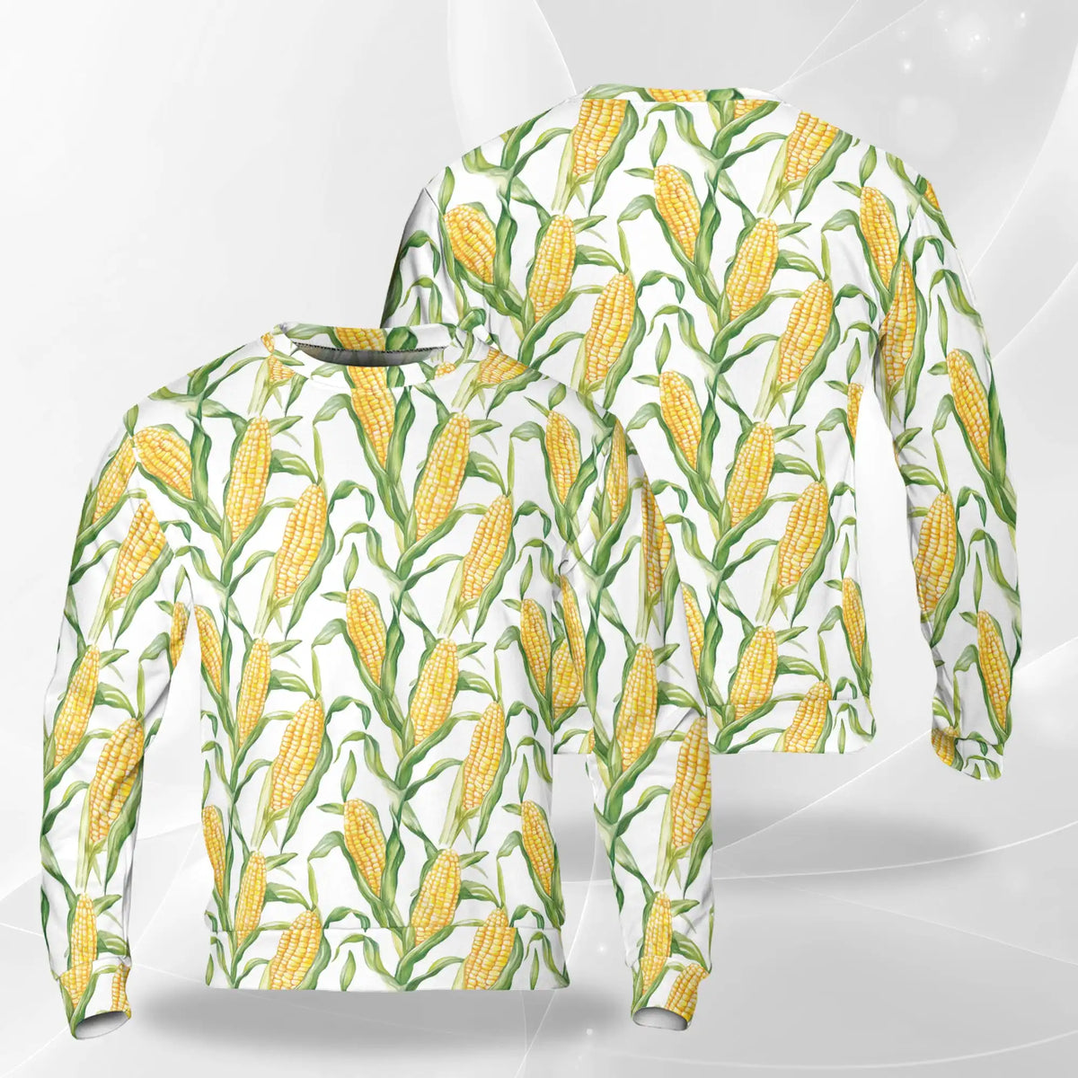 Fresh Corn Sweatshirt – Colorful Graphic 3D All Over Print Design