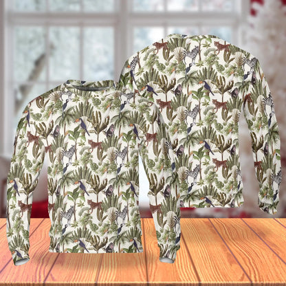 Jungle Animal Pattern Sweatshirt – Jungle 3D All Over Print Design