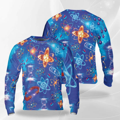 Physics Amazing Awesome Sweatshirt – Colorful Graphic 3D All Over Print Design