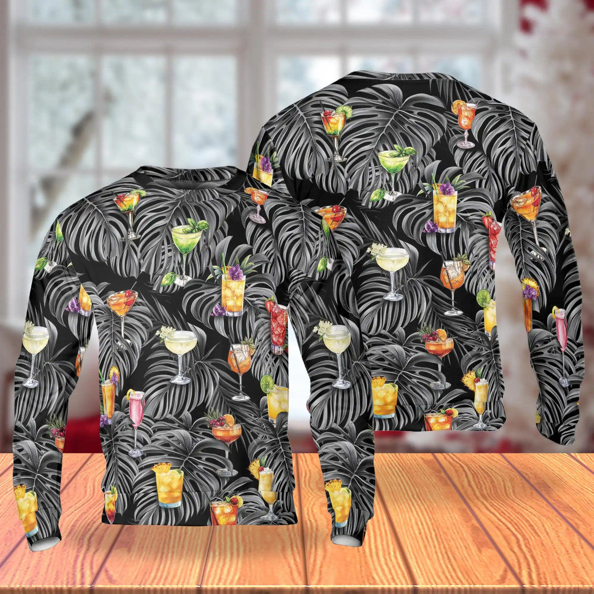 Proud Bartender Cocktails Tropical Sweatshirt – Tropical 3D All Over Print Design