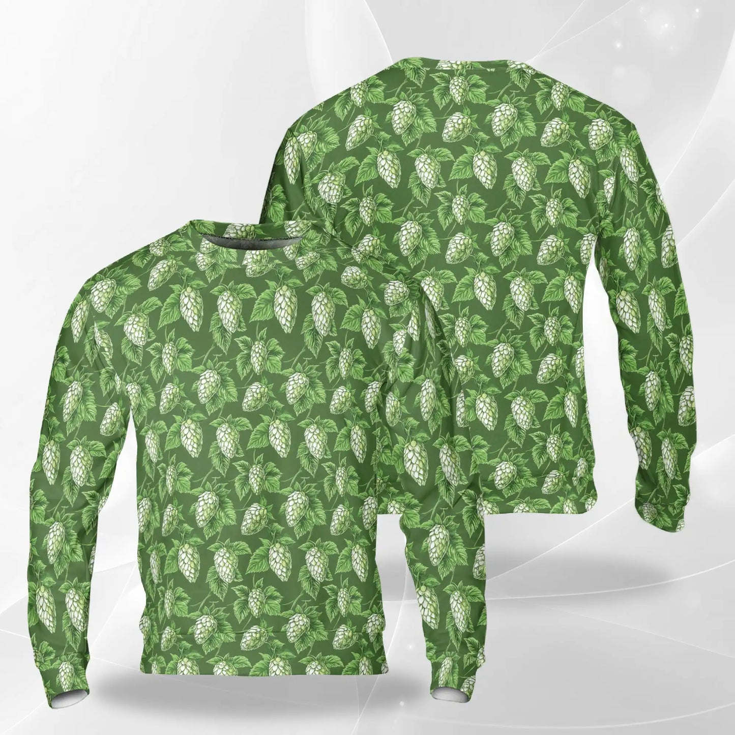 Hops Sweatshirt – Colorful Graphic 3D All Over Print Design