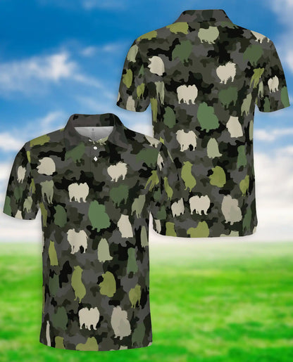 Buffalo Camouflage 3D Polo Shirt for Men, Rustic Wildlife Hunting Style | Azhawaiian